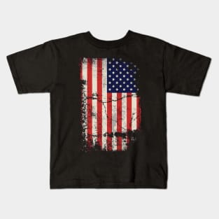 USA Flag Kids T-Shirt